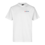 T-shirt med logo, herre Hvid