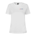 T-shirt med logo, dame Hvid