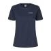 T-shirt med logo, dame Navy