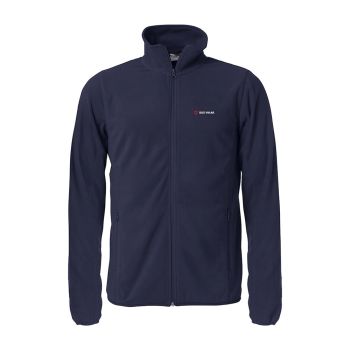Basic Micro Fleece Jakke, herre Navy