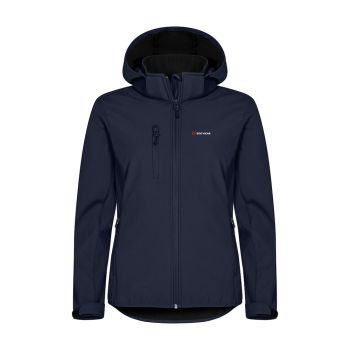 Classic Softshell jakke, dame Navy