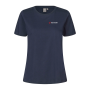T-shirt med logo, dame Navy